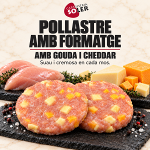 Hamburguesa de Pollastre amb Formatge