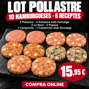Lot Pollastre - 10 hamburgueses
