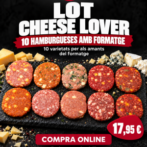 Lot Cheese Lover - 10 hamburgueses amb formatge